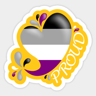 Proud to be Asexual Sticker